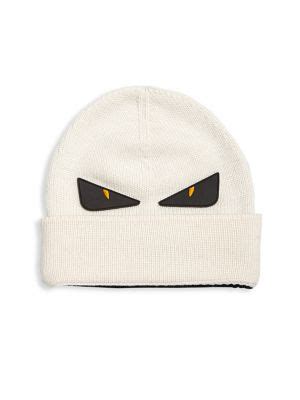 fendi beanie women|fendi monster eyes beanie.